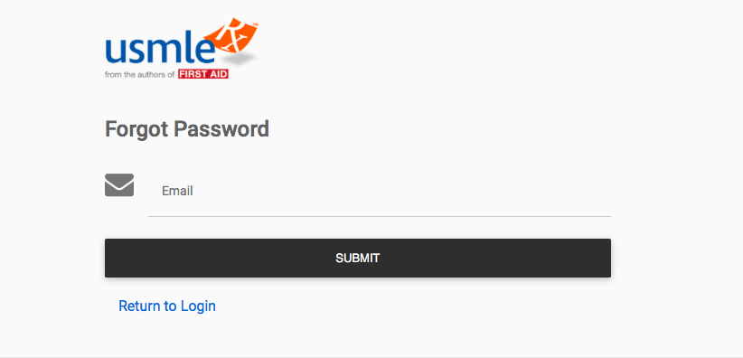 I forgot my password! – USMLE-Rx