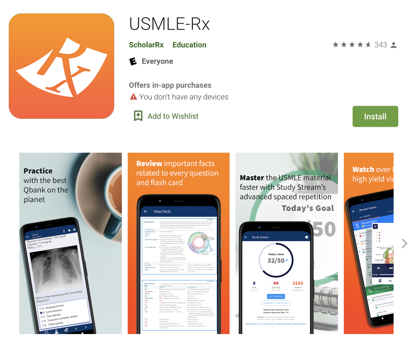 How to Get the USMLERx Android App USMLERx